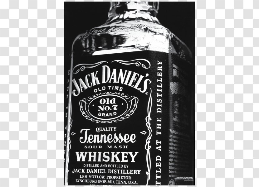 Lynchburg Jack Daniel's Distilled Beverage Tennessee Whiskey Bourbon - Doorbuster - Bottle Transparent PNG