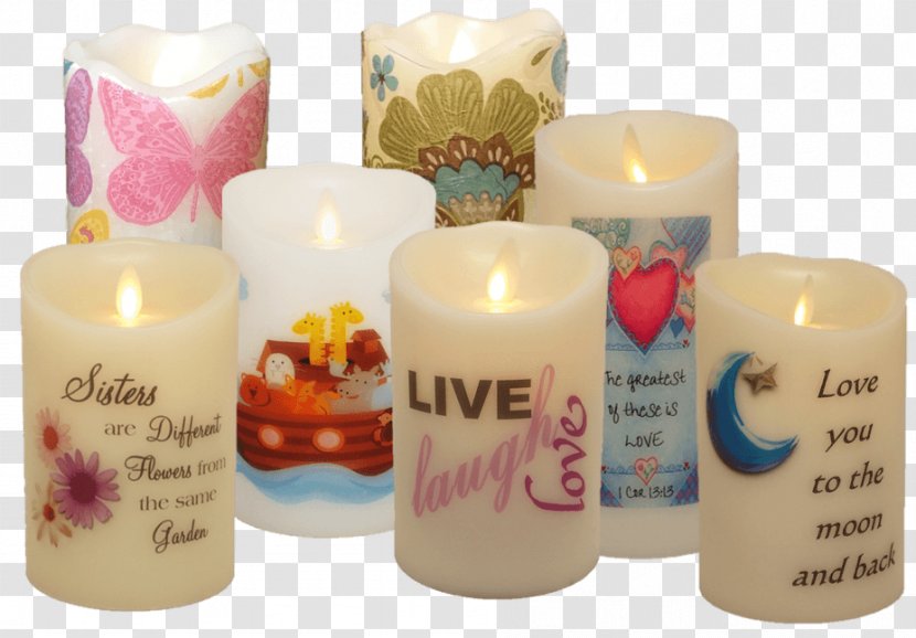 Flameless Candles Decal Label Wax - Lighting - Decorative Light Source Transparent PNG