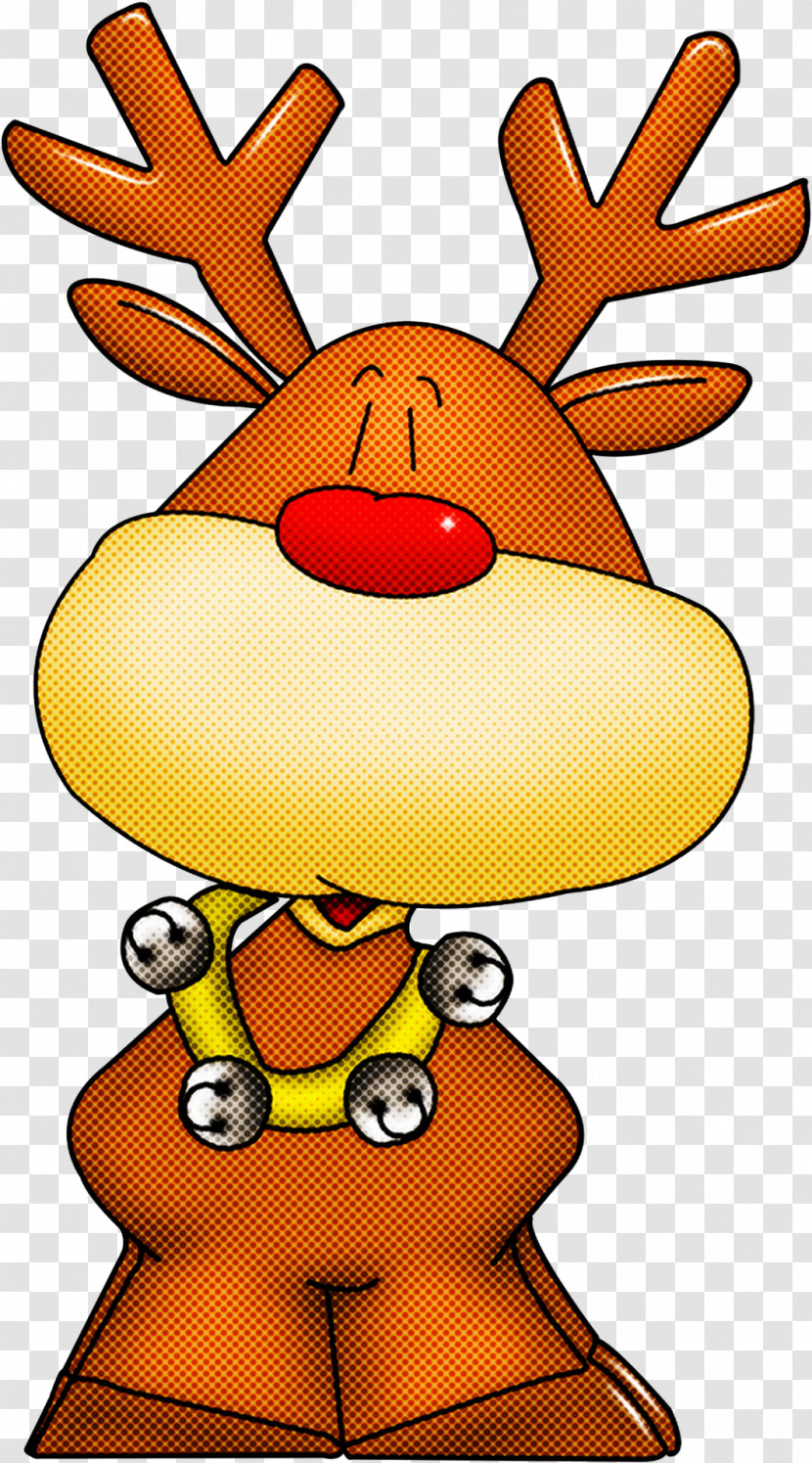 Cartoon Nose Deer Transparent PNG