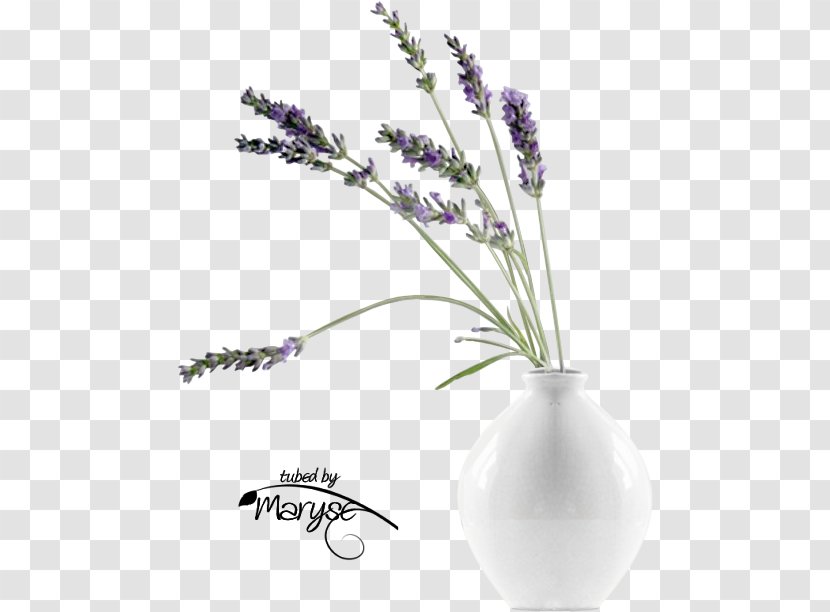 Table Vase Glass Furniture Chair - English Lavender Transparent PNG