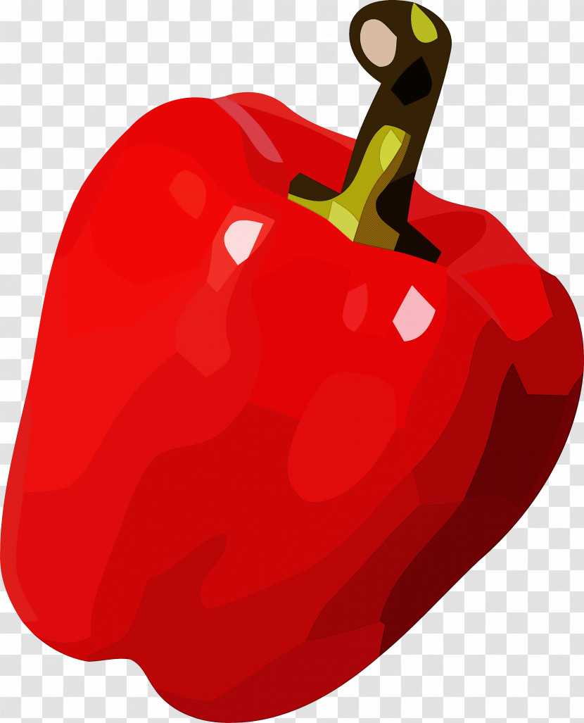 Pimiento Bell Pepper Chili Pepper Red Transparent PNG