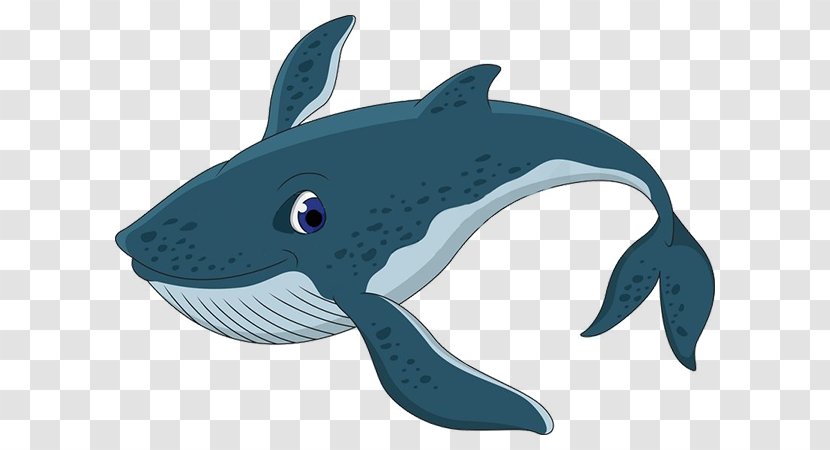 Blue Whale - Cartoon Transparent PNG