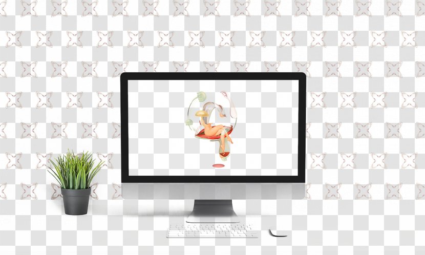 Computer Keyboard Laptop Mouse Wallpaper - Poster - Potted Background Transparent PNG
