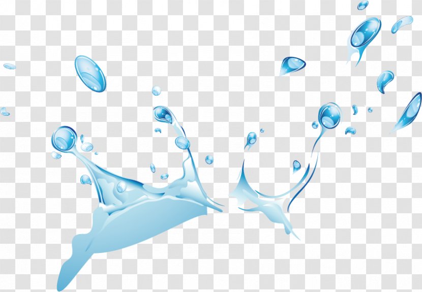 Water Splash - Cool Match 3 Graphic DesignDrops Vector Material Transparent PNG
