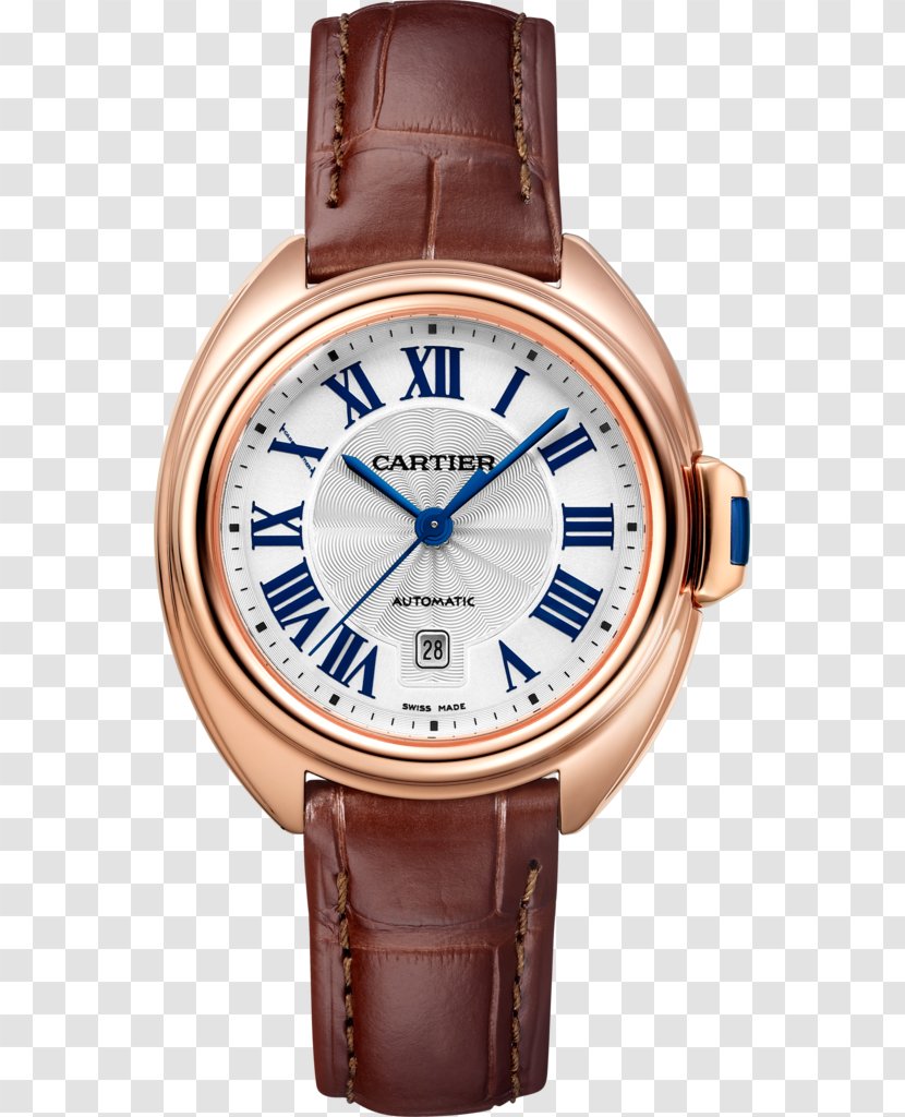 Cartier Automatic Watch Jewellery Horology - Strap Transparent PNG