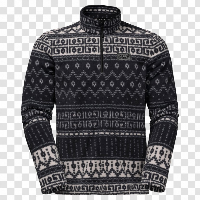 Fleece Jacket Sweater Polar Clothing - Sleeve Transparent PNG