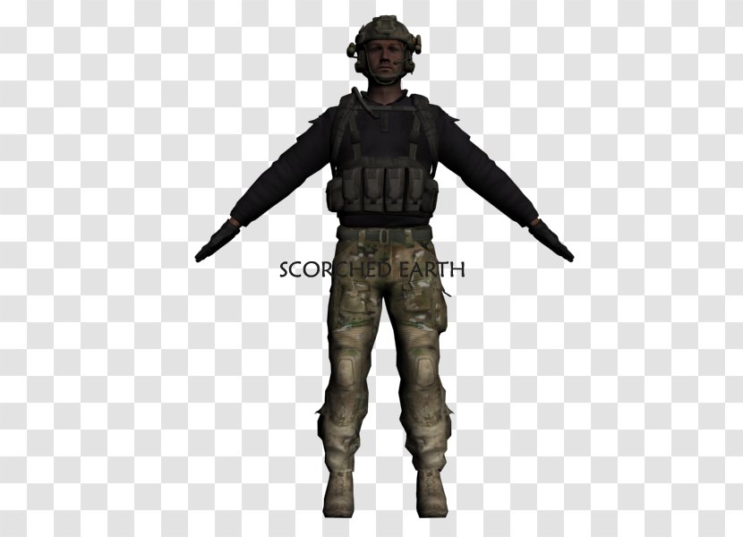 3D Modeling Computer Graphics Low Poly Male - Action Figure - Arma 3 Transparent PNG