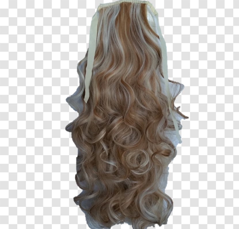 Brown Hair Wig Long Coloring Transparent PNG