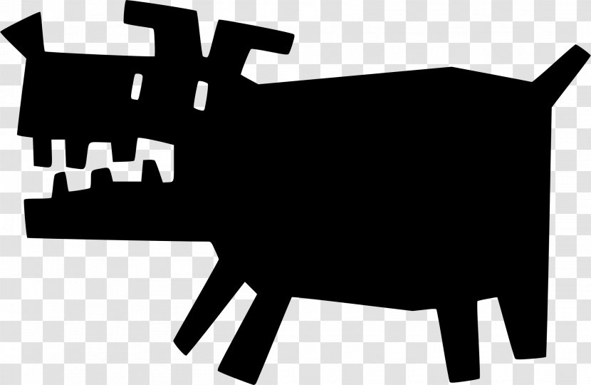 Monochrome Photography Cattle Silhouette - Bull Dog Transparent PNG