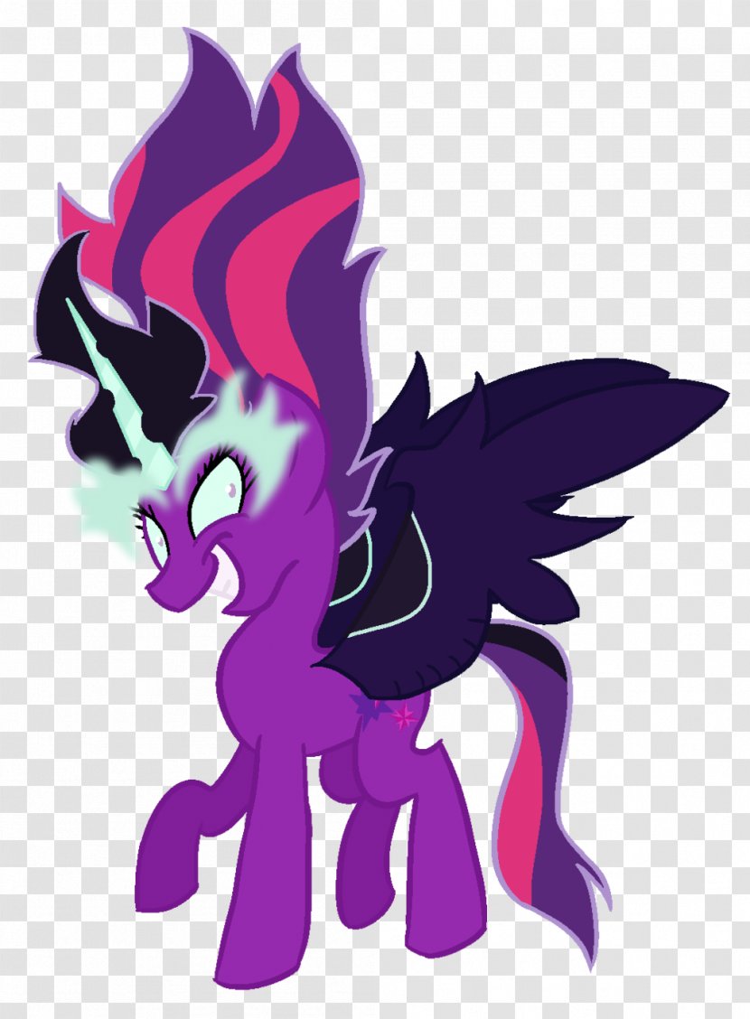 My Little Pony Twilight Sparkle Princess Luna Horse - Violet Transparent PNG