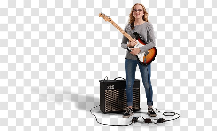 Electronic Musical Instruments String Plucked Instrument Guitar - Cartoon - Player Transparent PNG