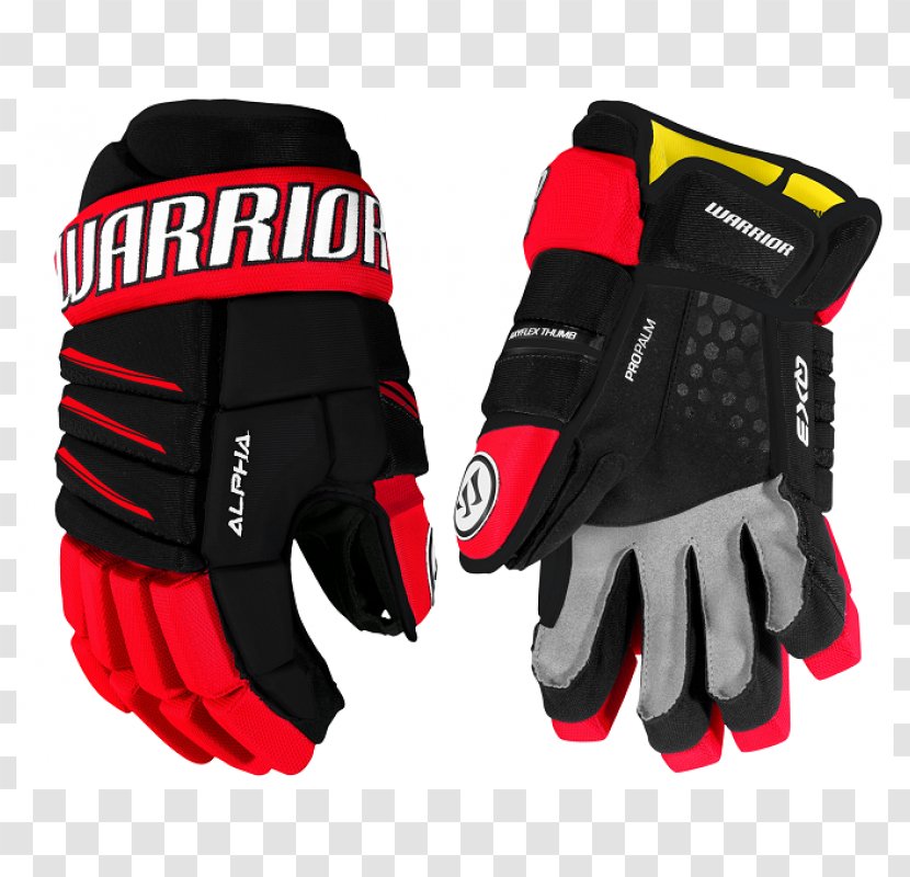 Warrior Lacrosse Ice Hockey Equipment Glove Transparent PNG