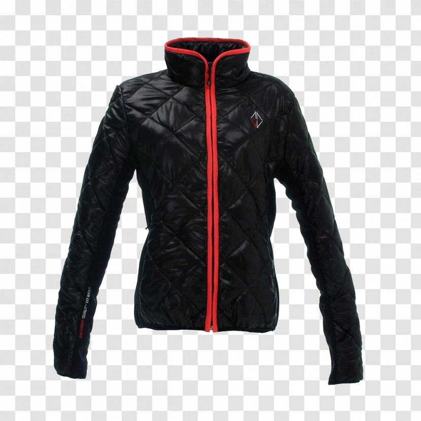 Leather Jacket Ski Suit Clothing - Hood Transparent PNG