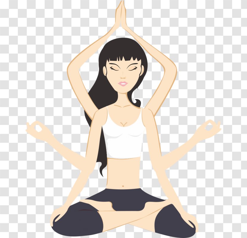 International Day Of Yoga Birthday Physical Fitness Greeting & Note Cards - Cartoon Transparent PNG