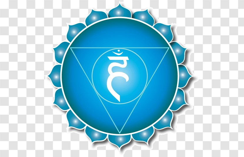 Symbol Vishuddha Chakra Muladhara Third Eye - Aqua Transparent PNG