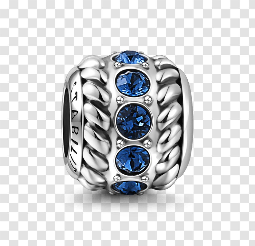 Sapphire Cobalt Blue Silver Body Jewellery - Ring Transparent PNG