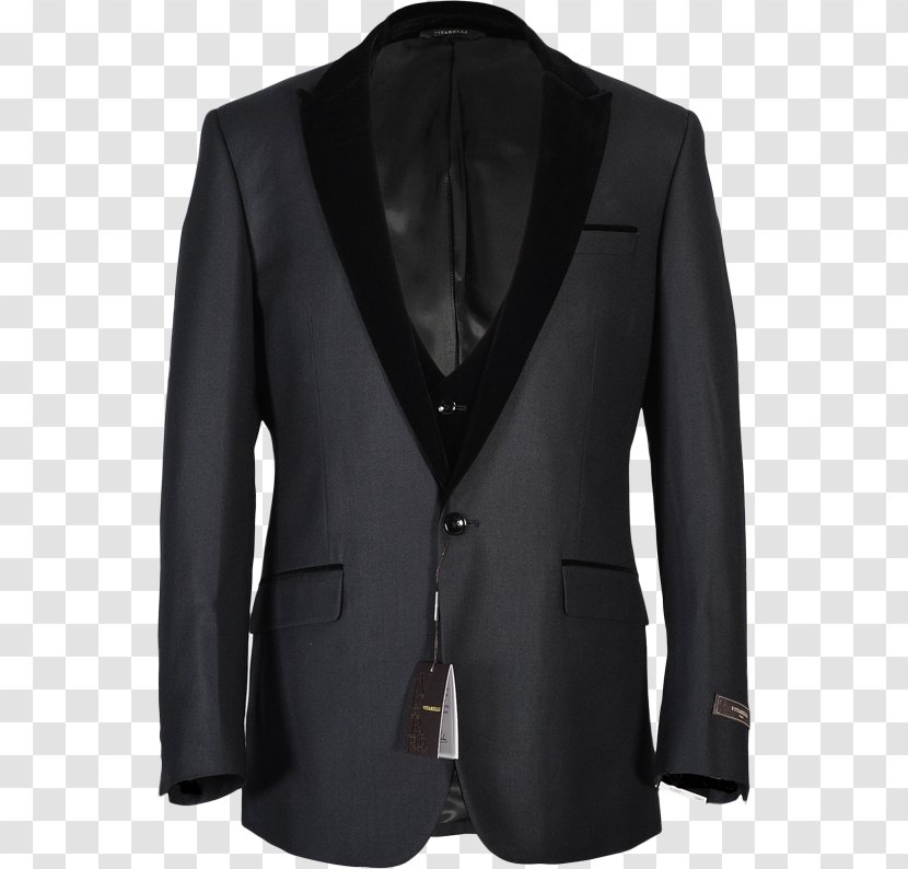 Suit Clothing Salvatore Ferragamo S.p.A. Tuxedo Single-breasted - Button - Charcoal Transparent PNG