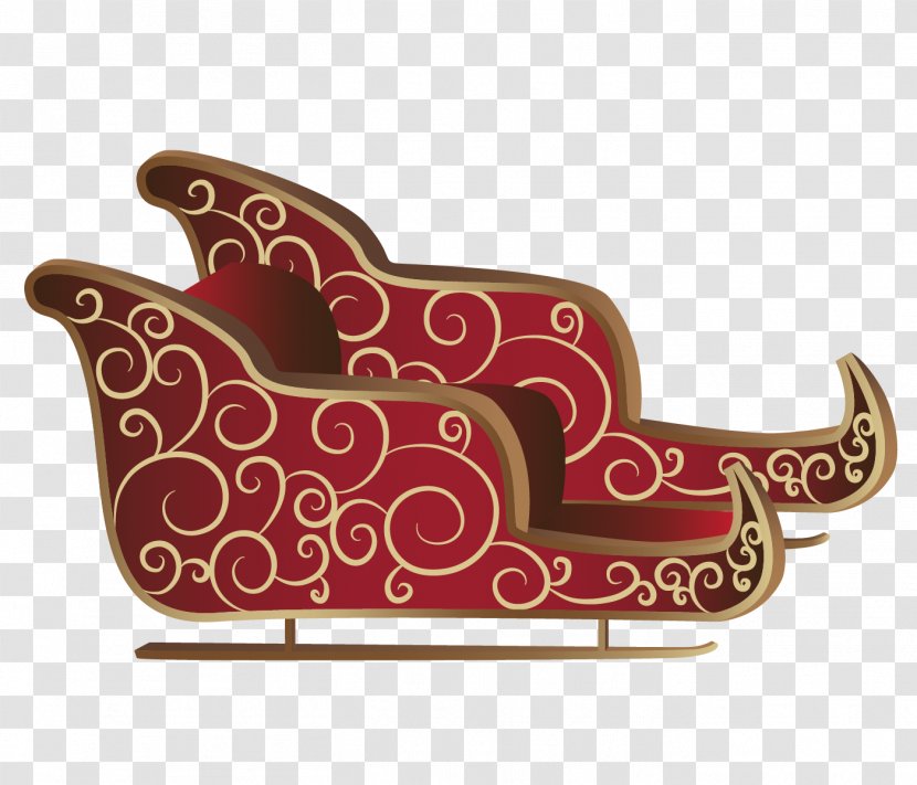 Santa Claus Sled Christmas Day Reindeer Image - Stock Photography - Bobsled Cartoon Transparent PNG
