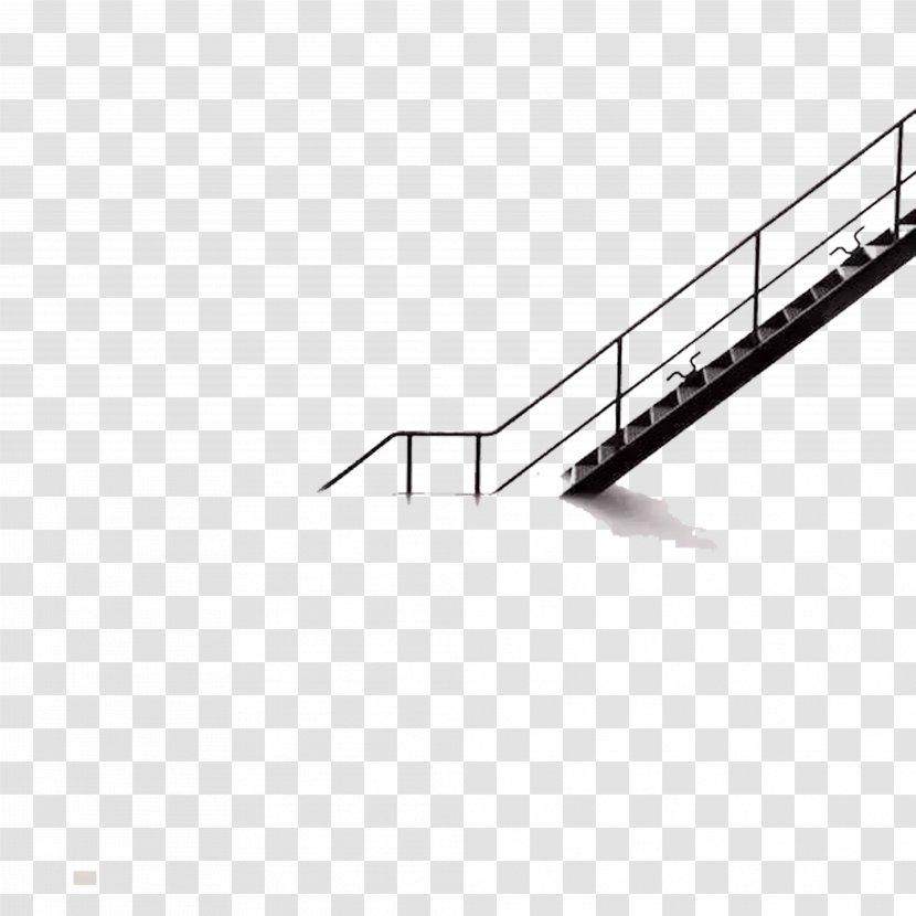 Stairs Long-exposure Photography Black And White Art Exhibition Transparent PNG