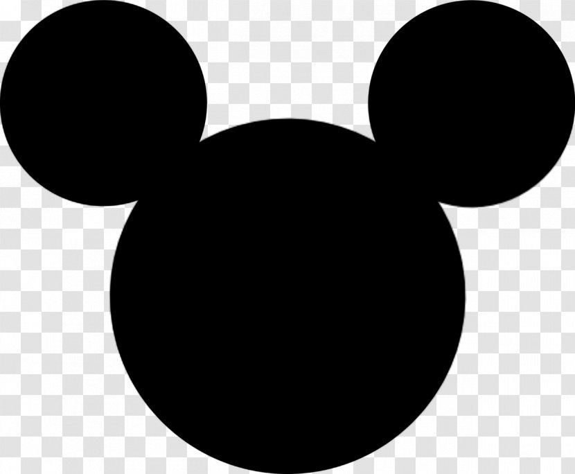 Mickey Mouse Minnie Clip Art - Black Transparent PNG