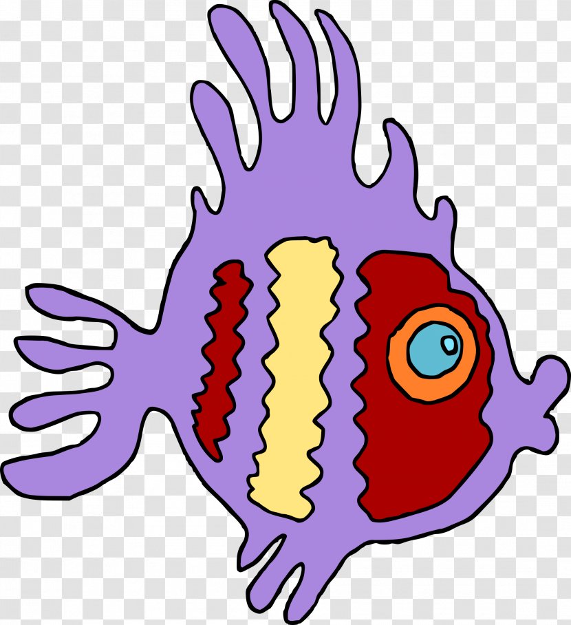 Work Of Art Purple Magenta Museum - Fish Cartoon Transparent PNG