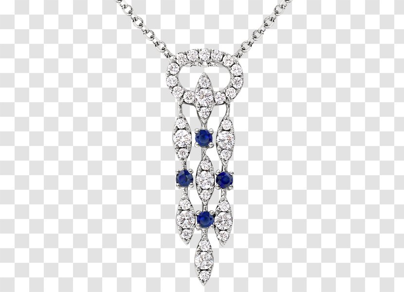Charms & Pendants Necklace Jewellery Sapphire Gemstone - Gold Transparent PNG