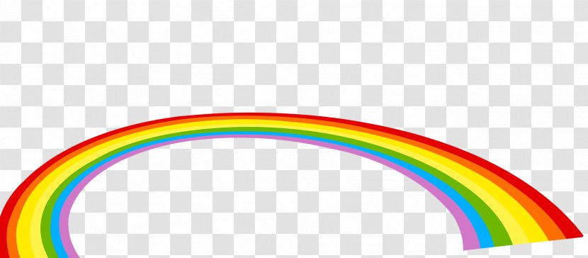 Area Angle Font - Cartoon Rainbow Transparent PNG