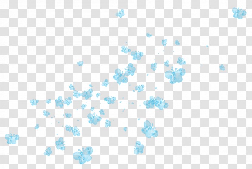 Paper Icon - Rectangle - Blue Butterfly Transparent PNG