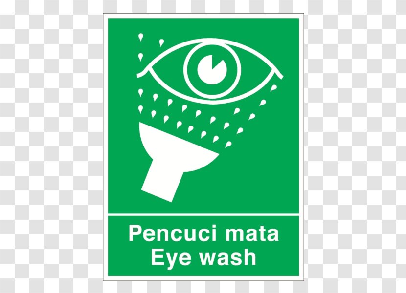 Eyewash Station Sign First Aid Supplies - Safety - Eye Transparent PNG