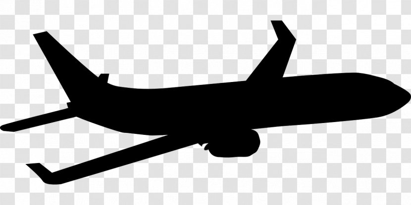 Airplane Aircraft Silhouette Clip Art - Drawing Transparent PNG