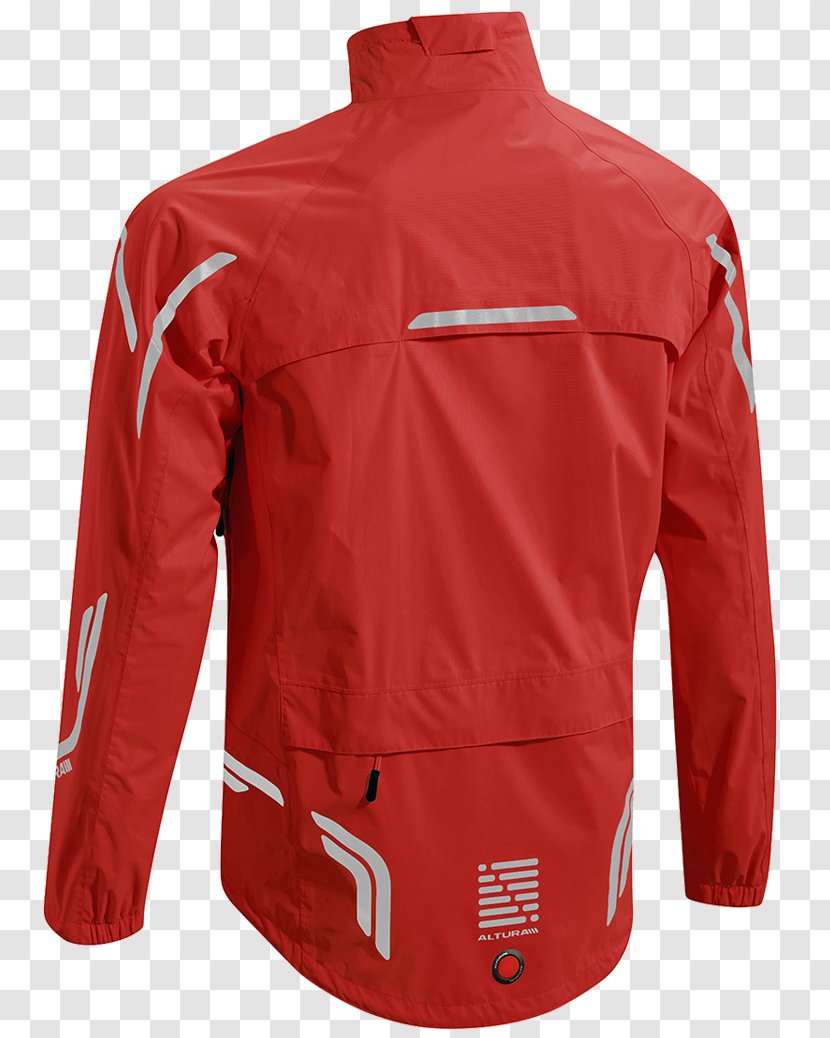 Sports Fan Jersey Leather Jacket Motorcycle Clothing Sleeve - Red Transparent PNG