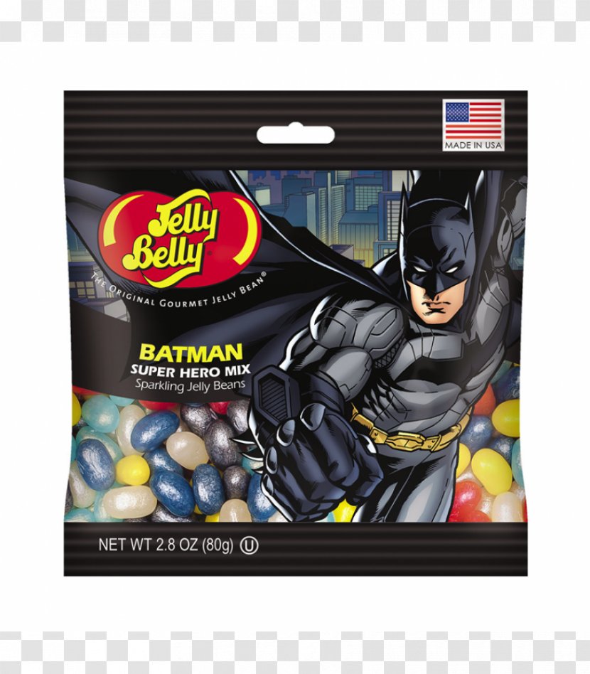 Batman Gelatin Dessert Lollipop The Jelly Belly Candy Company Bean - Action Figure Transparent PNG