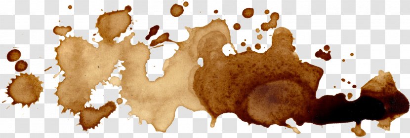 Coffee Tea Watercolor Painting Stain - Yellow - Brush Transparent PNG