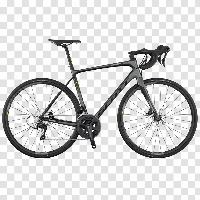 Racing Bicycle Scott Sports Disc Brake Road - Hybrid Transparent PNG