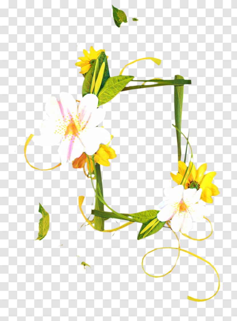 Floral Flower Background - Pedicel - Wildflower Ikebana Transparent PNG