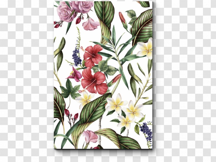 Wallpaper Flower Watercolor Painting - Mural Transparent PNG