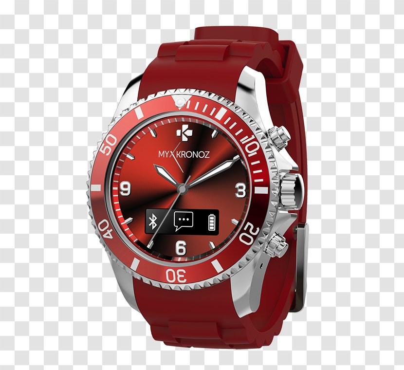 MyKronoz ZeClock Smartwatch Bluetooth Low Energy Mykronoz Zetime Original - Alarm Watch Transparent PNG