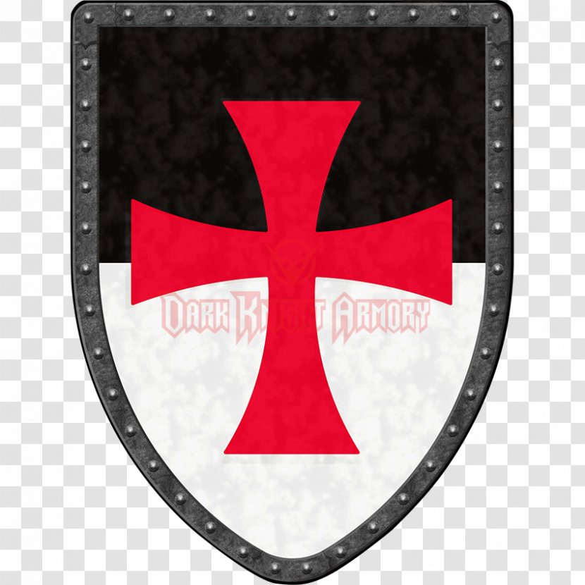 Crusades Temple Church Shield Knights Templar - Mail Transparent PNG