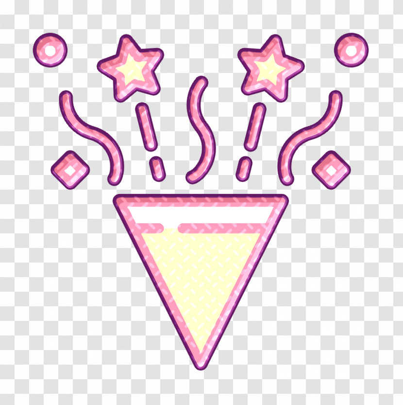 Confetti Icon Birthday And Party Icon Party Icon Transparent PNG