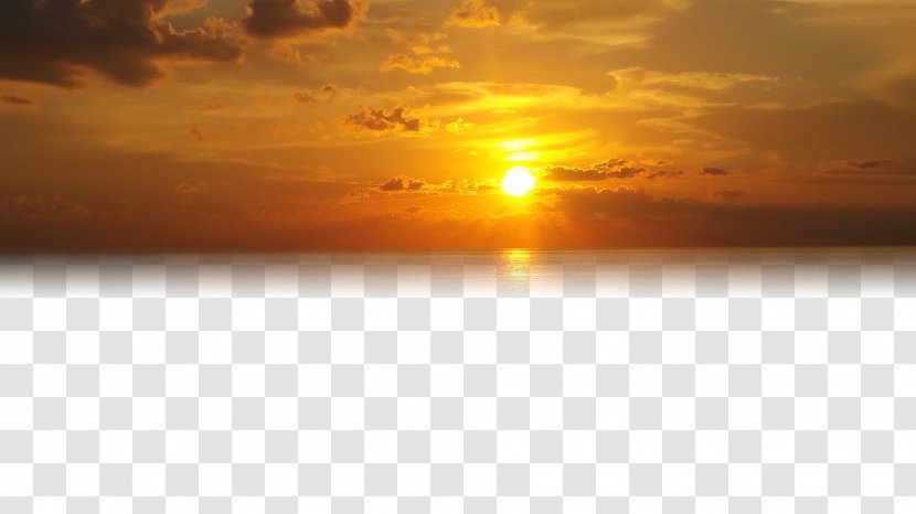 Golden Sky Sunset - Calm - Dawn Transparent PNG