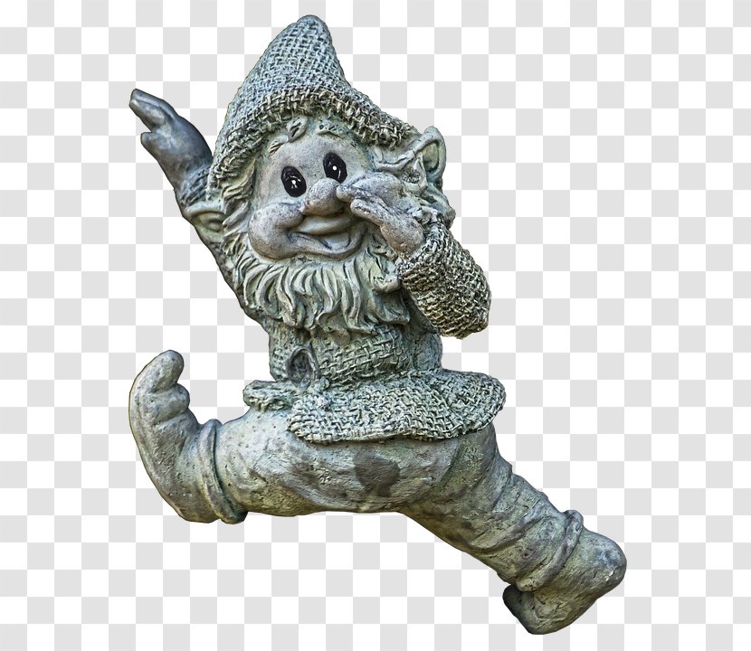 Garden Gnome Sculpture Clip Art - Statue Transparent PNG