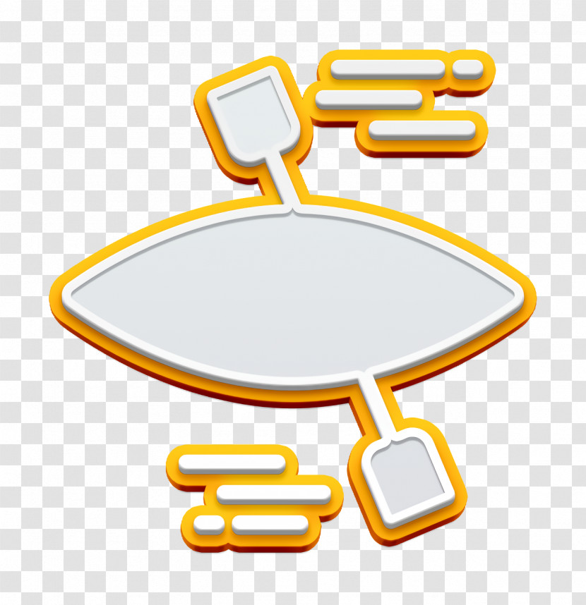 Camping Outdoor Icon Kayak Icon Transparent PNG