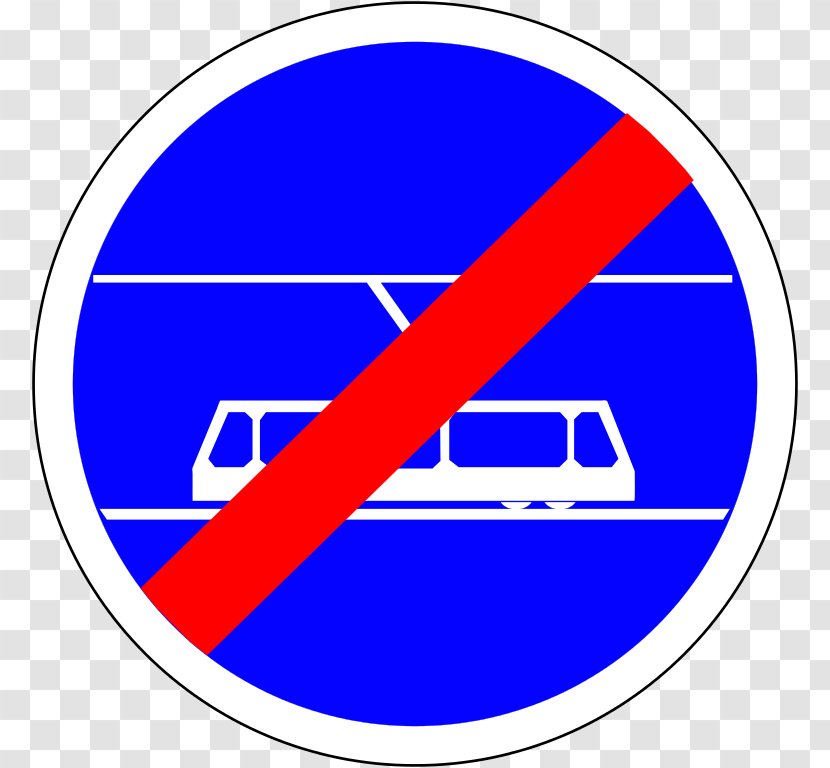 Panneau De Signalisation Voie Réservée Aux Tramways En France Trolley Organization D'obligation Direction Traffic Sign - Logo - Foundation Transparent PNG