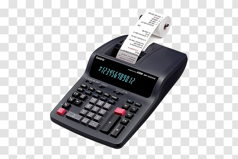 Casio DR-210TM Scientific Calculator Printing - Dr210tm Transparent PNG