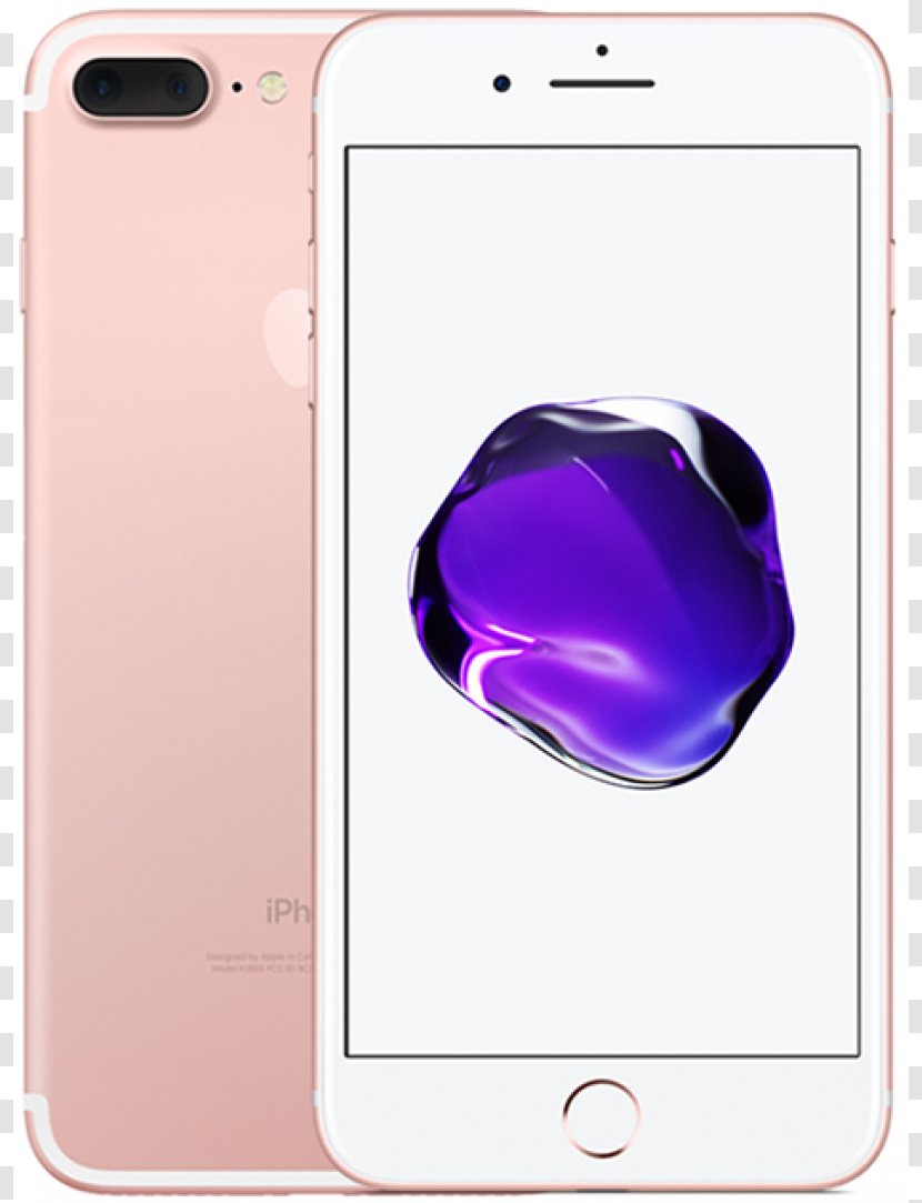 IPhone 8 Plus X 7 LTE Apple - Purple - Silver Transparent PNG