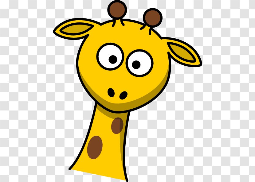 Giraffe Cartoon Face Clip Art - Animation - LOL Cliparts Transparent PNG