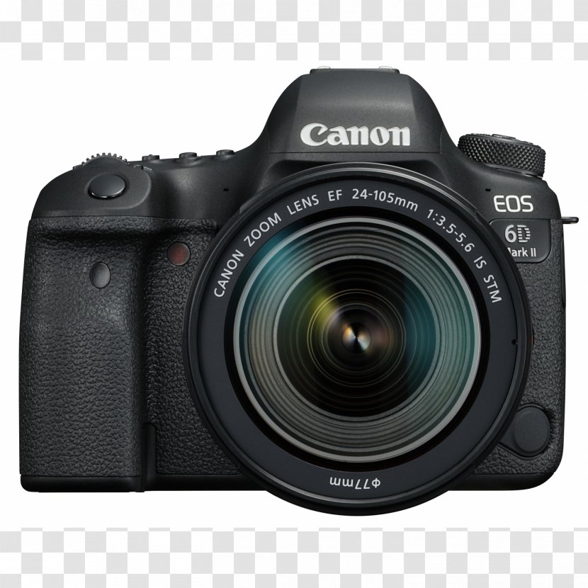 Canon EOS 6D Mark II EF 24–105mm Lens 5D IV - Ef Zoom 24105mm F3556 Is Stm - Camera Transparent PNG