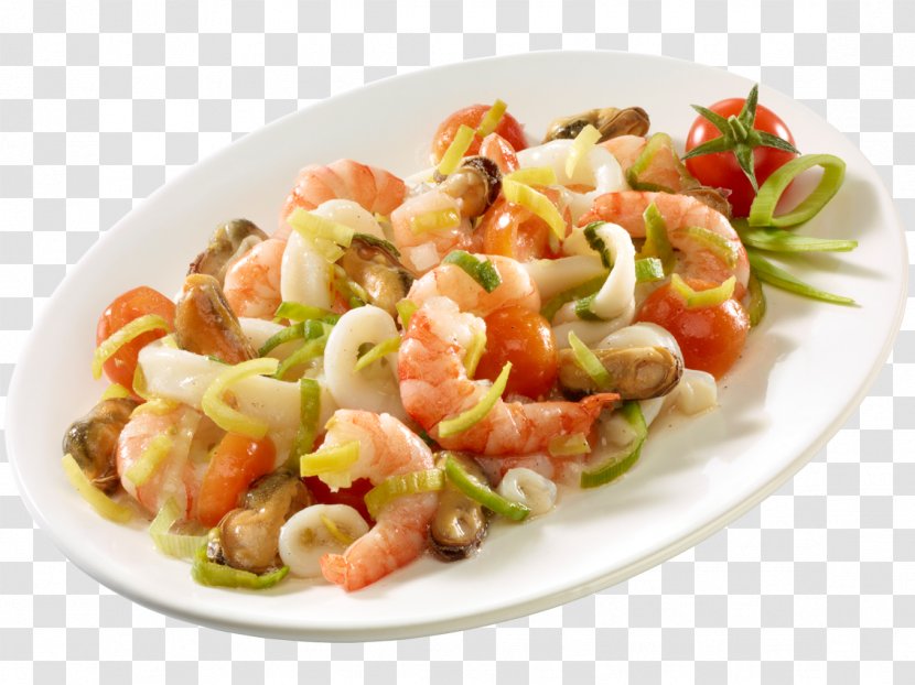 Crangon Antipasto Squid As Food Prawn Cocktail Salad - Vegetable - Tzatziki Transparent PNG