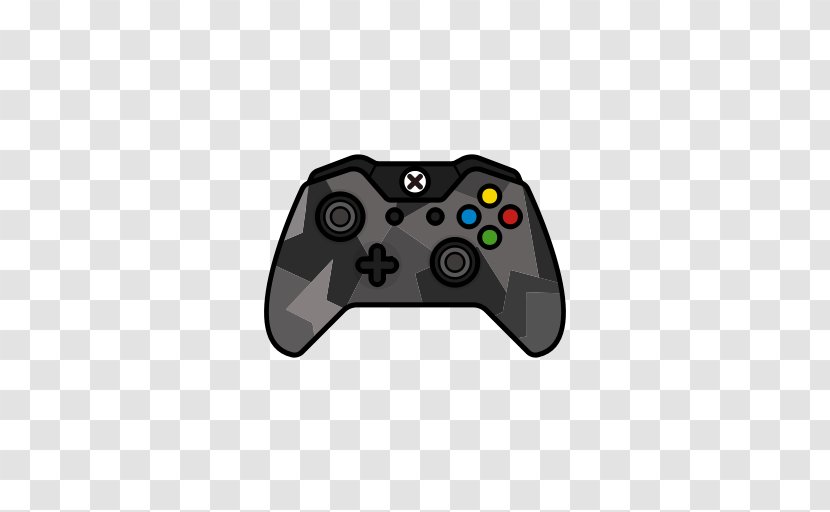 Xbox 360 Controller One Black Game Controllers - Joystick Transparent PNG