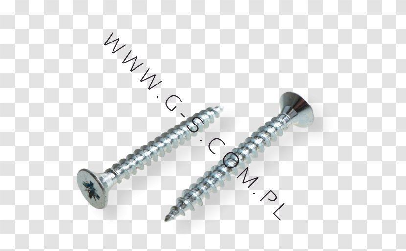 Self-tapping Screw Thread Plastic Fastener - Body Jewellery Transparent PNG